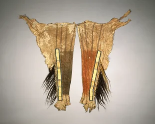 Paar Leggings für die Kriegskleidung des Häuptlings, Sioux, Yantonai, 1801-33